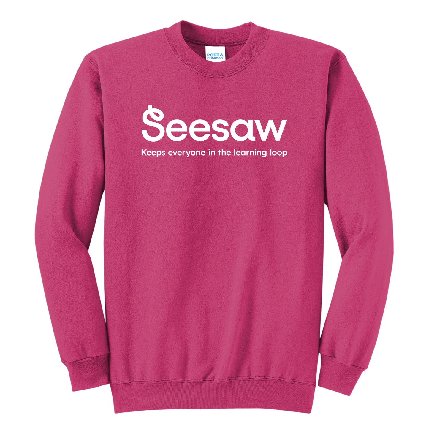 P&C Core Fleece Crewneck - Sangria