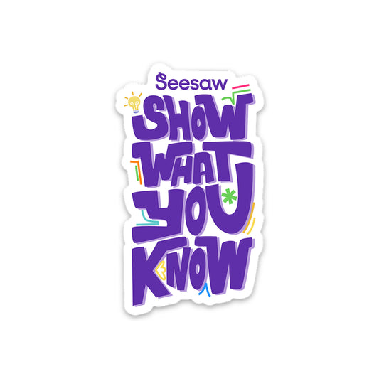Laptop Decal - Show What You Know