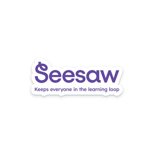 Laptop Decal - Seesaw Logo